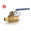 Lead free brass pex and solder ball valve